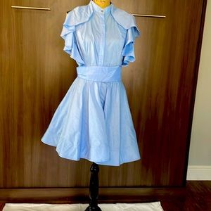 Nylon brand light blue cocktail dress. Size large